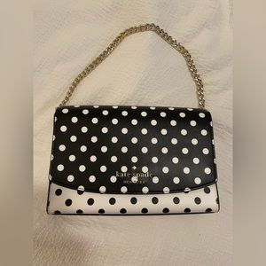 Kate Spade Leather Polka Dot Handbag